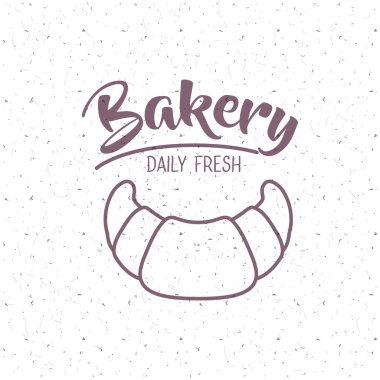 Kruvasan unlu gıda tasarım