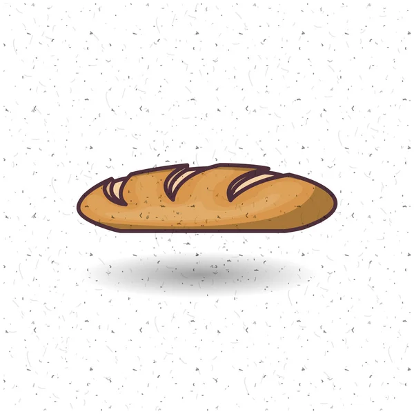 Pan de panadería diseño de alimentos — Vector de stock