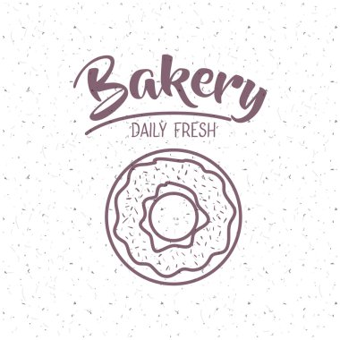 Donut ekmek yiyecek tasarım