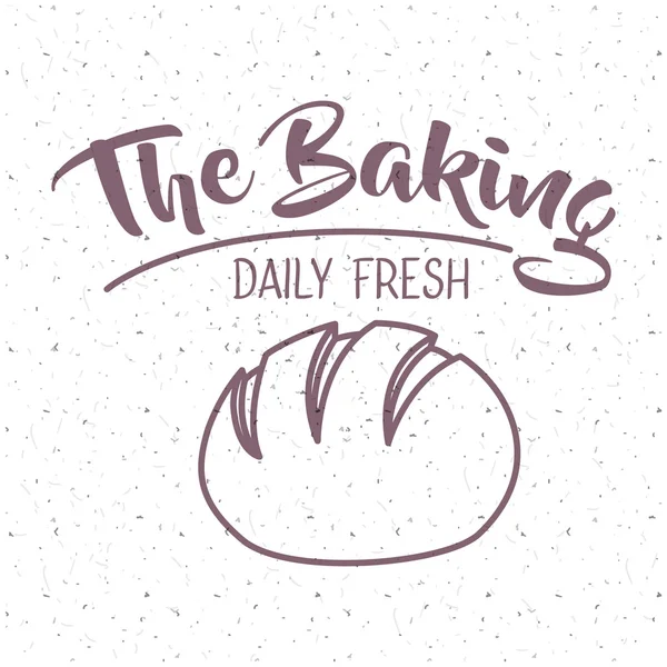 Ψωμί αρτοποιείο τροφίμων σχεδιασμού — Διανυσματικό Αρχείο