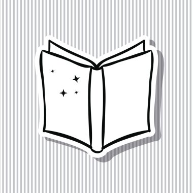 Açık kitap ve edebiyat tasarımı