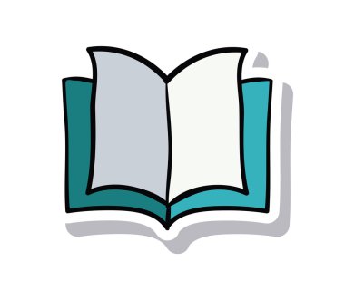 Açık kitap ve edebiyat tasarımı