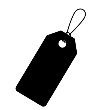 Etiket design asılı izole