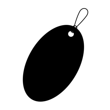 Etiket design asılı izole