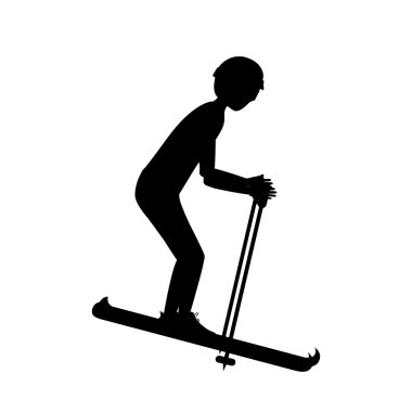 Kız Kayak tasarım silüeti