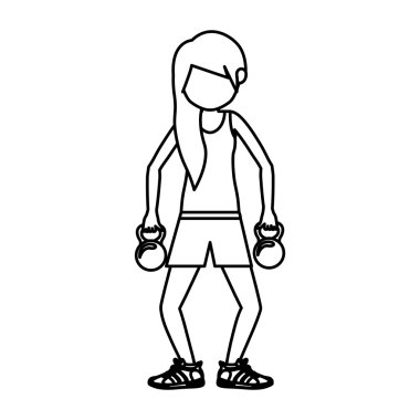 Kız kaldırma ağırlık tasarım