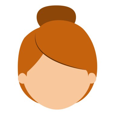 Kız çizgi film baş tasarım