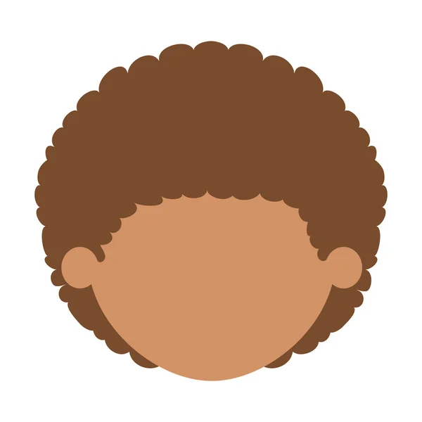 Boy cartoon head design — Stock Vector