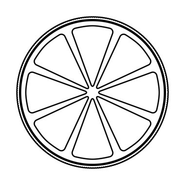 İzole ve siluet turuncu Tasarla