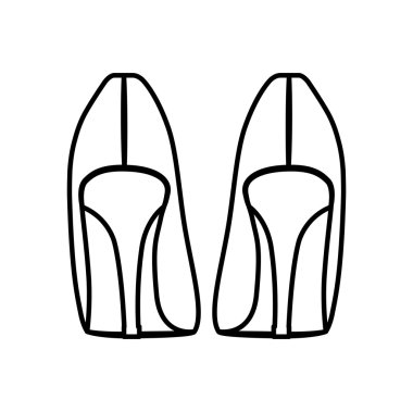 İzole kadın heesl tasarım