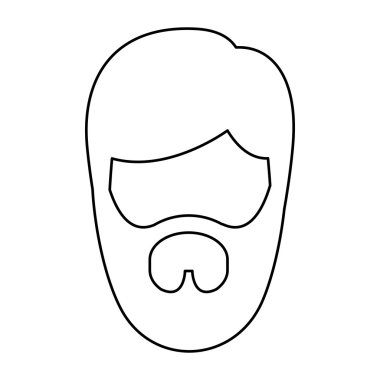 İzole edilmiş erkek çizgi film tasarımı