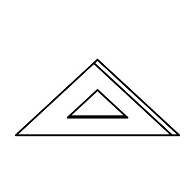 İzole ve siluet cetvel Tasarla