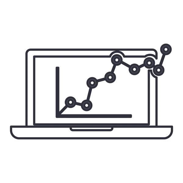 Izolované a silueta infografika design — Stockový vektor