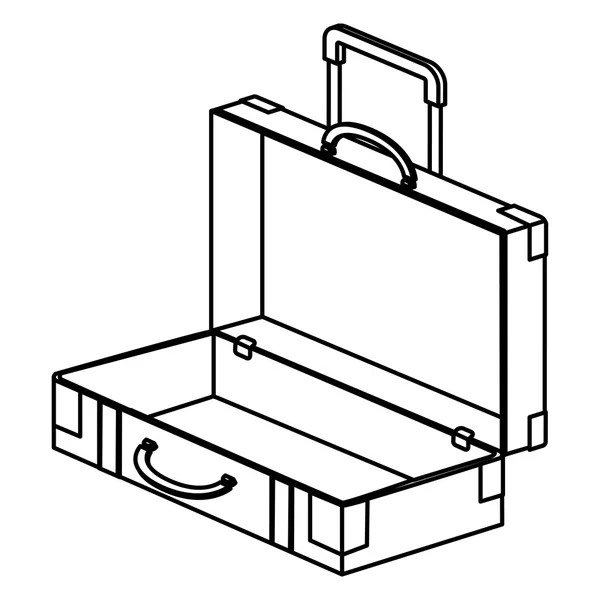 Conception de sac isolé et silhouette — Image vectorielle