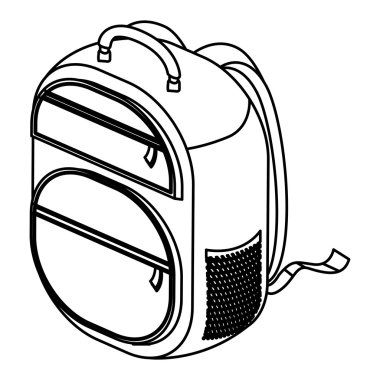 İzole ve siluet çanta Tasarla