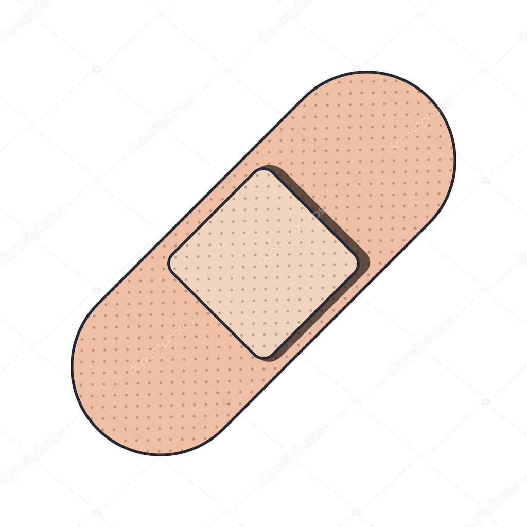 band-aid medicated in skin color