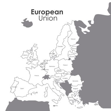 Avrupa Birliği'nin harita tasarım