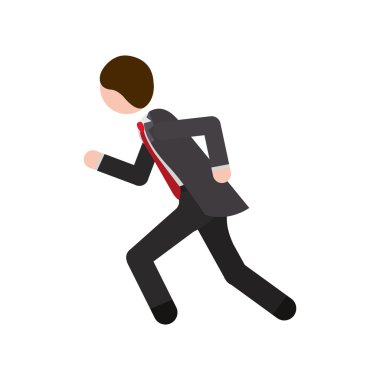 adam resmi takım elbise gri ile hızlı bir şekilde