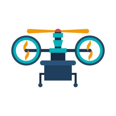 açılış ve üç airscrew tren ile robot