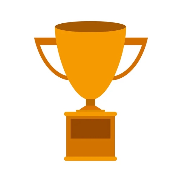 Gold Cup trofeum z płytą — Wektor stockowy