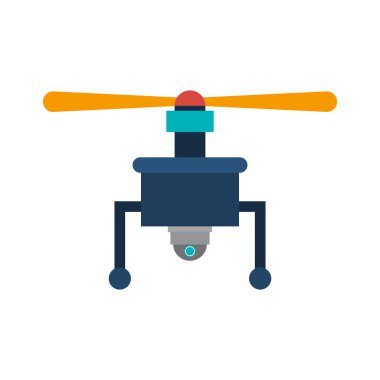 kamera ve bir airscrew ile robot