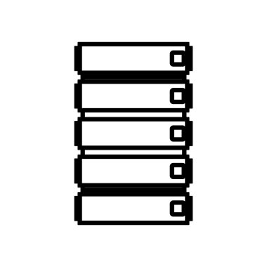 siluet dosya dolabı beş kat ile