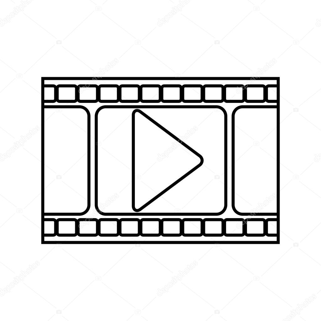 film strip silouette Sore area outside of vagina