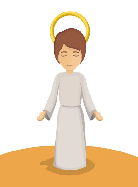 Jezus kid cartoon design — Stockvector