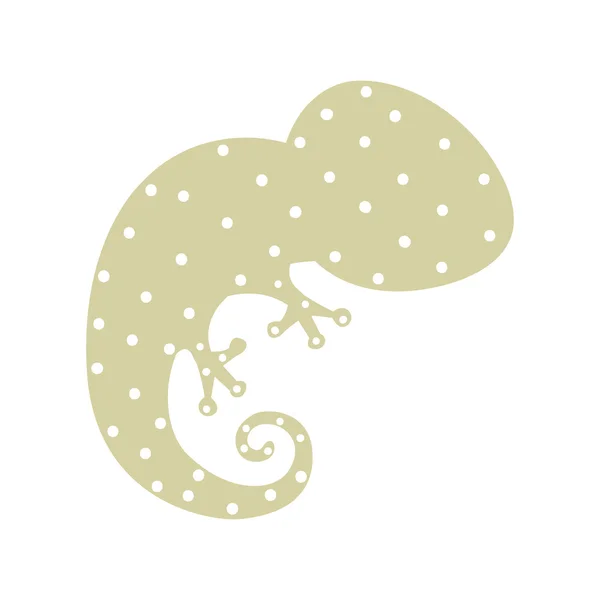 Шаблон с саламандрой диких животных — стоковый вектор