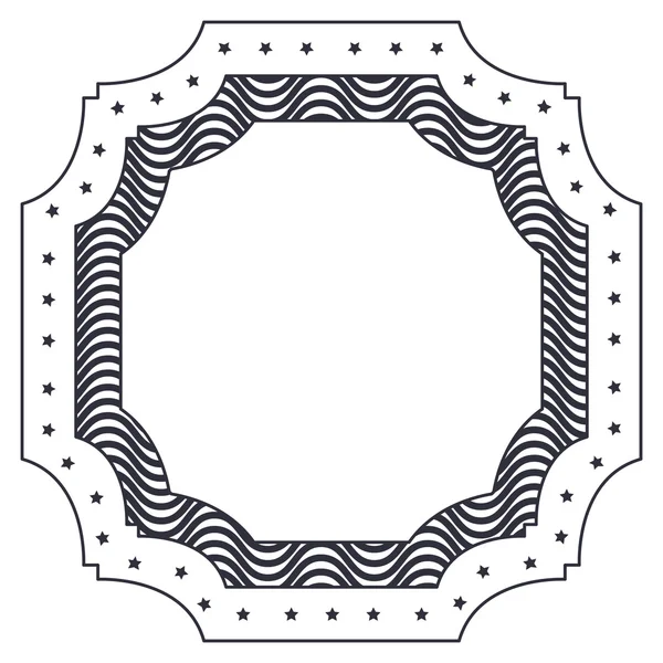 孤立的装饰框架设计 — 图库矢量图片