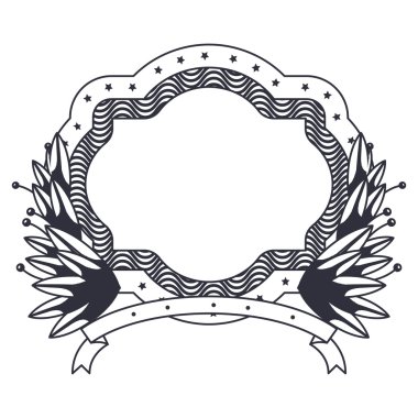 İzole dekoratif gövde tasarımı