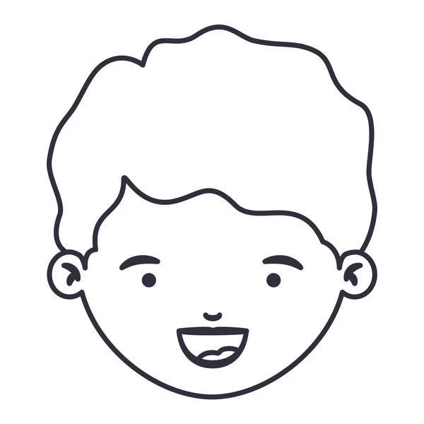 Isolerade boy cartoon design — Stock vektor