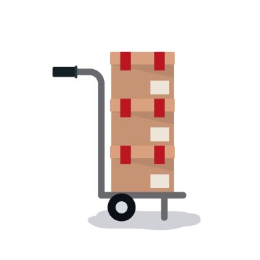 Paket ve dağıtım ve depolama kavramının sepeti