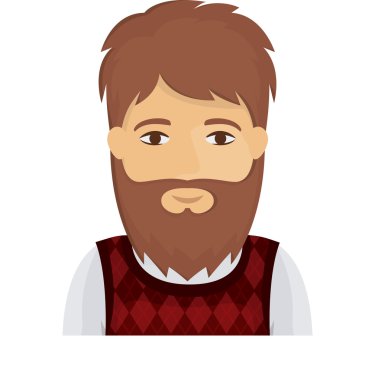 Renkli adam karikatür tasarım