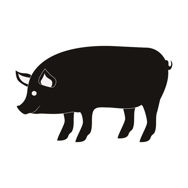 Animal de cerdo icono — Archivo Imágenes Vectoriales