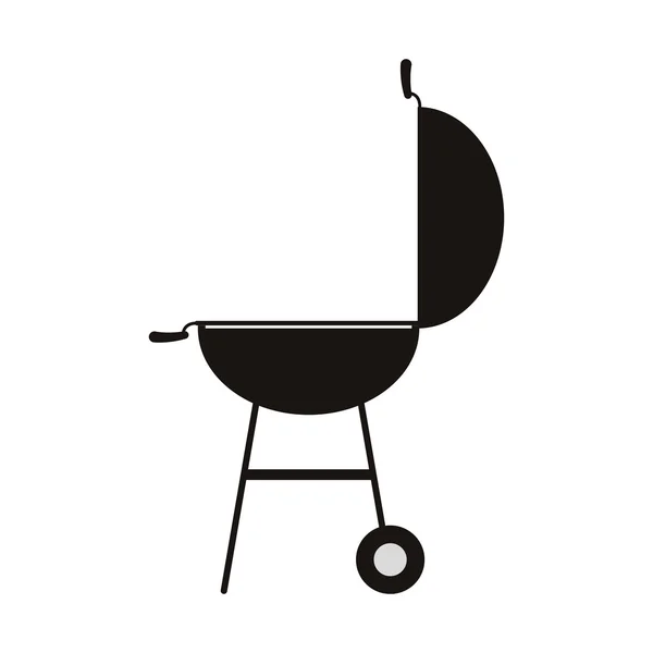 Bbq grill ícone — Vetor de Stock