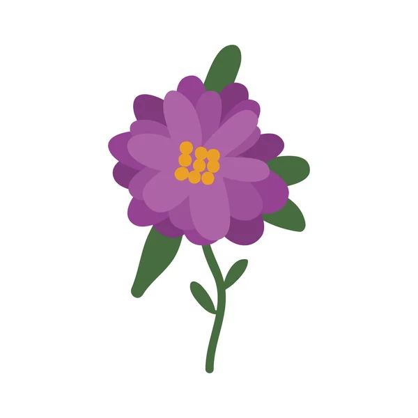 Belo ícone de flor — Vetor de Stock