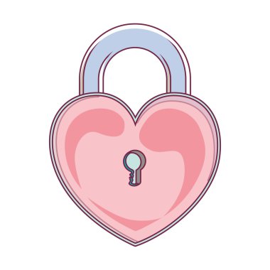 kalp şeklinde asma kilit