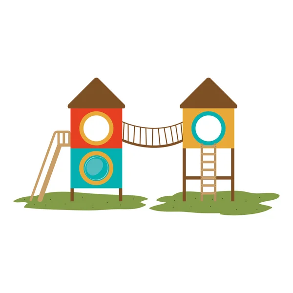 Diseño de parque infantil — Vector de stock