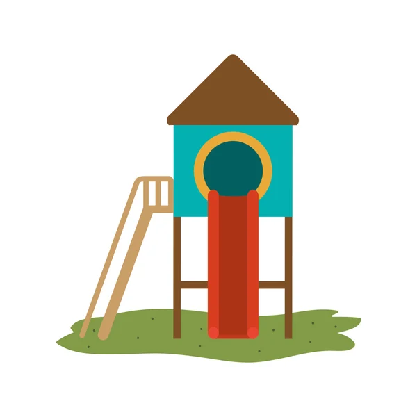Spielplatzgestaltung für Kinder — Stockvektor