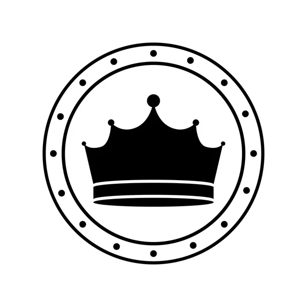 Király korona ikonra — Stock Vector
