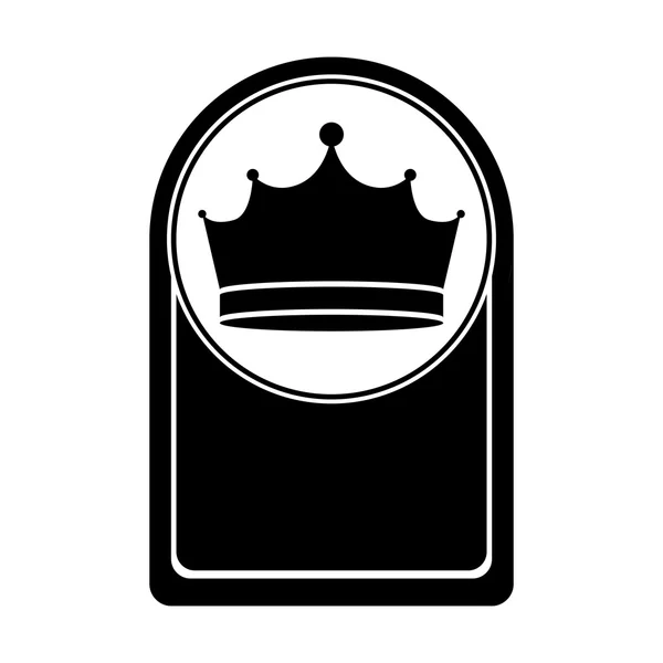 Koning kroon pictogram — Stockvector