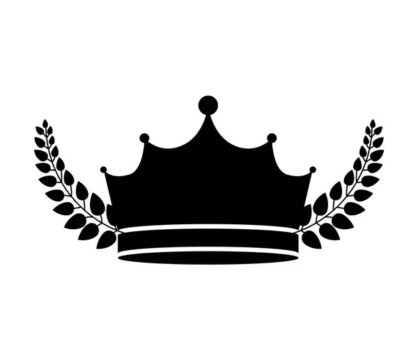 King crown ikonen — Stock vektor