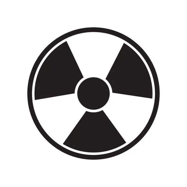 Toxic and nuclear icon — Stock Vector
