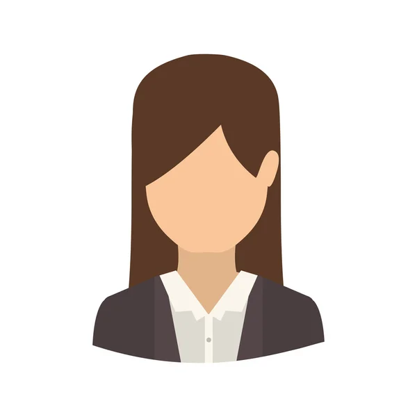 Cartoon avatar žena — Stockový vektor