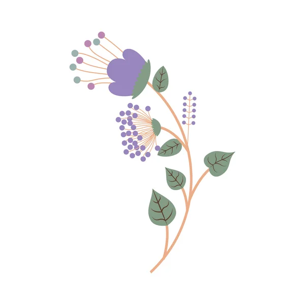 Hermoso diseño de flores — Archivo Imágenes Vectoriales