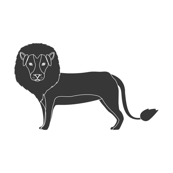 Ícone de leão animal —  Vetores de Stock
