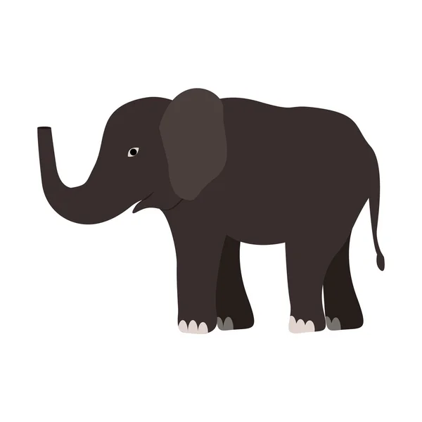 Éléphant animal sauvage — Image vectorielle