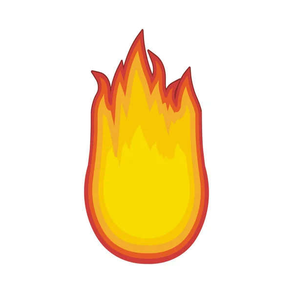 燃烧着的火焰 — 图库矢量图片