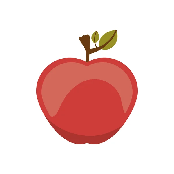 Apple fruit food — Stock Vector